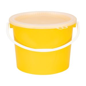 18 l megerősített falú rápattanó fedeles ovális vödör