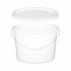 18 l rápattanó fedeles ovális vödör