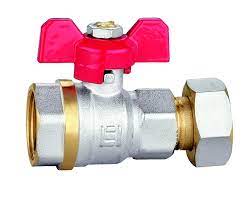 Ermetiq sárgaréz golyóscsap 9-11