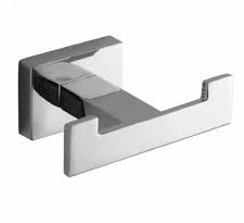 Fali fogas szögletes 2 ágú króm CLASSIC