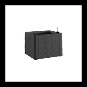 Rattan virágláda antracit