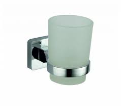 fali pohártartó+pohár króm