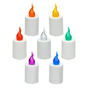 mécses led elemekkel