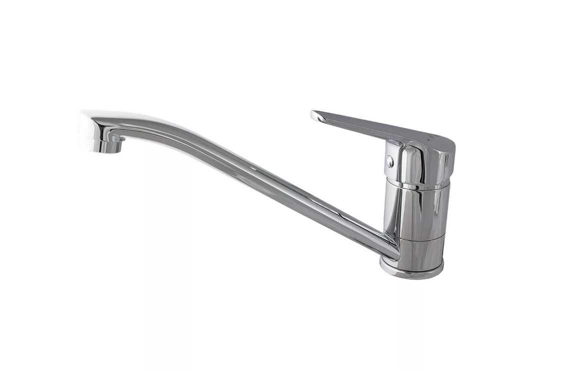 Mosogató csaptelep álló hosszú kifolyóval